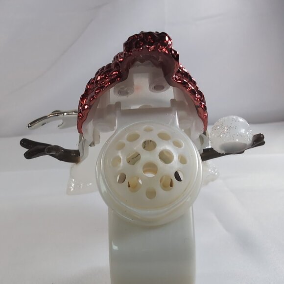 Bath & Body Works Wallflower Plug-In Snowman Glitter Snowball Red Hat Scarf - Picture 7 of 13